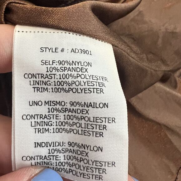 Altard State Dress Womens Small Blue Brown Lace Bow Detail Fairygrunge Gothic - Picture 9 of 11